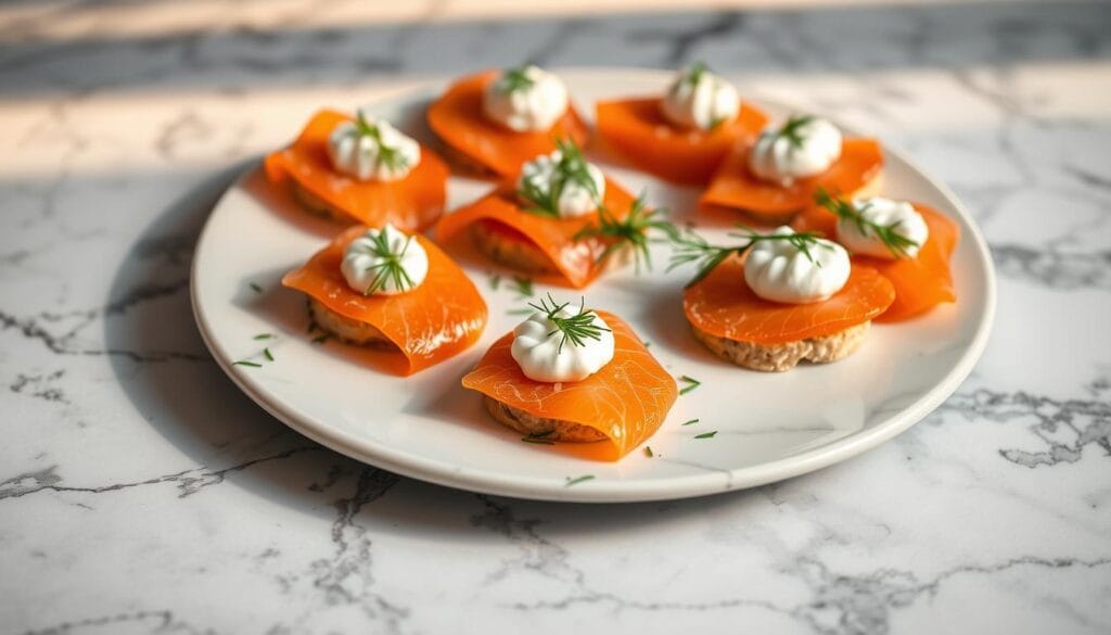 Smoked Salmon Canapés Smoked Salmon Canapés
