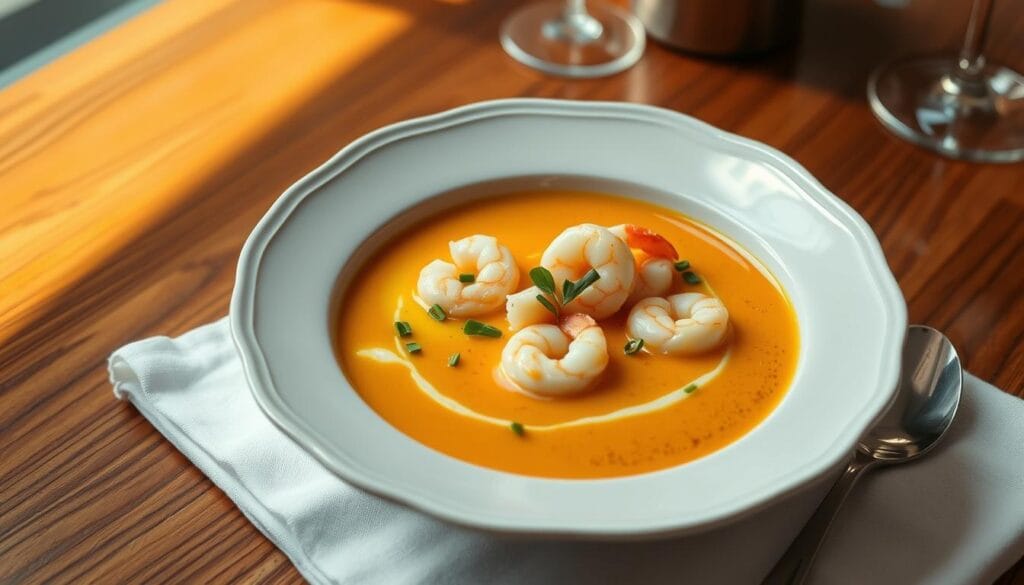 classic shrimp bisque presentation classic shrimp bisque presentation