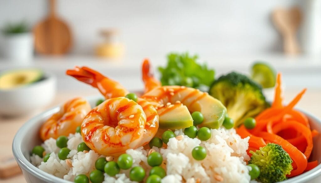 Healthy Shrimp and Rice Bowls Healthy Shrimp and Rice Bowls