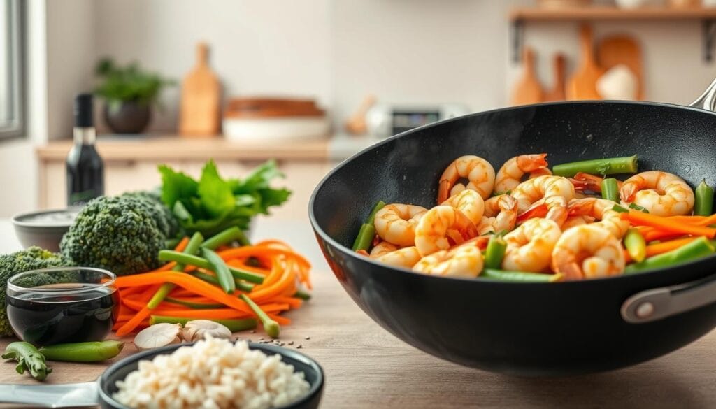 shrimp and vegetable stir fry shrimp and vegetable stir fry