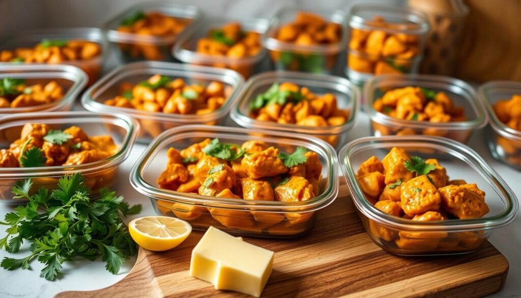 meal prep with butter chicken meal prep with butter chicken