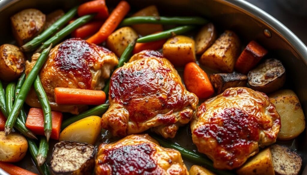 one-pan chicken thighs one-pan chicken thighs