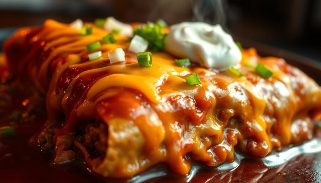 spicy beef enchilada spicy beef enchilada
