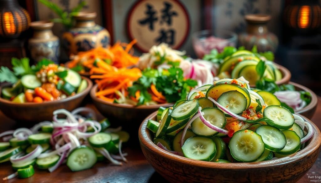Asian Cucumber Salad Variations