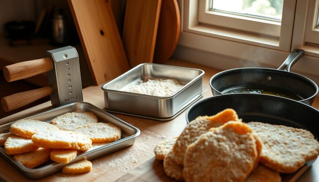 Schnitzel cooking equipment Schnitzel cooking equipment