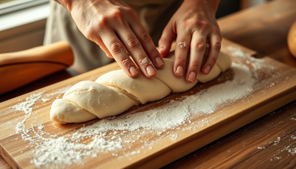 classic baguette shaping
