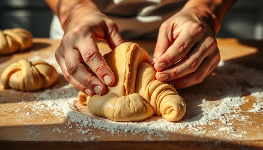 classic croissant dough shaping techniques