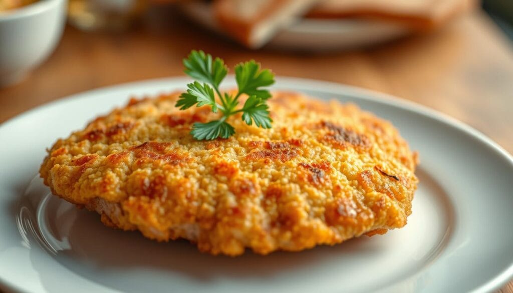 crispy pork schnitzel