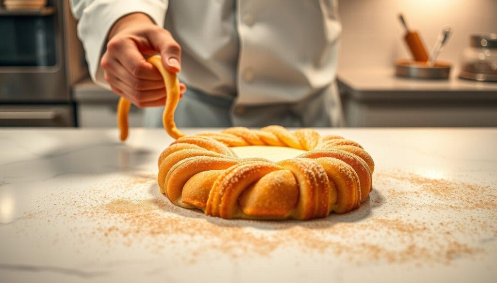 delicious churro cheesecake recipe preparation