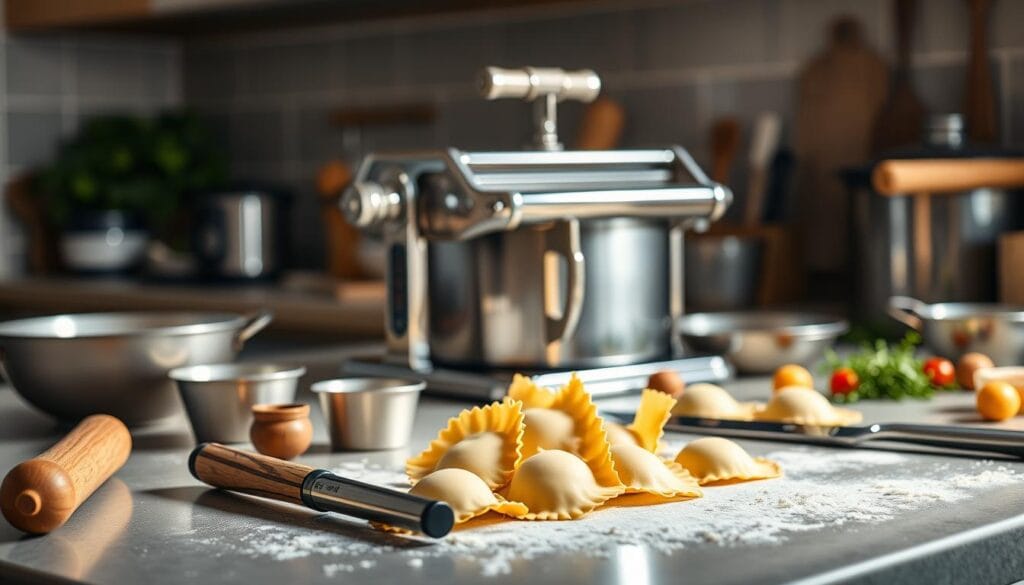 homemade lobster ravioli equipment