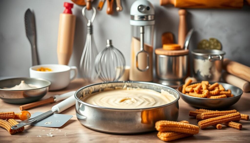 kitchen tools for cheesecake preparation