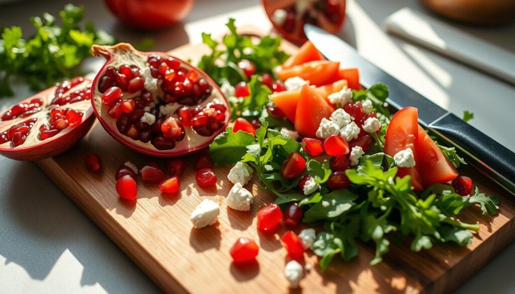 pomegranate salad preparation pomegranate salad preparation
