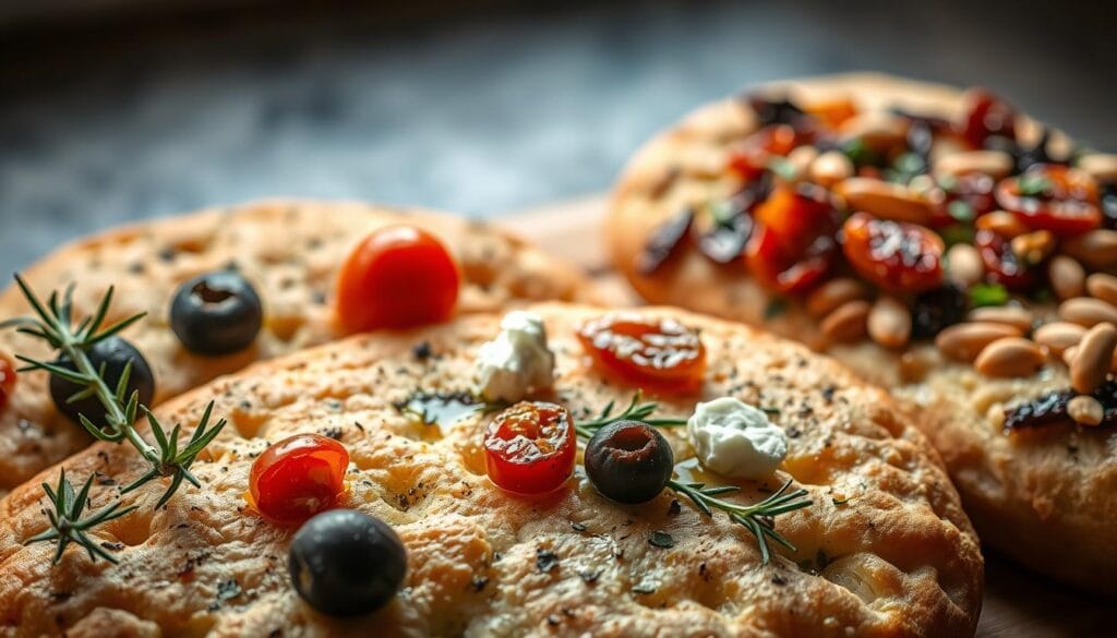sourdough focaccia variations