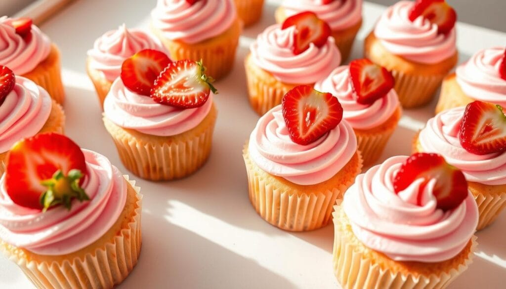 strawberry cupcake recipe