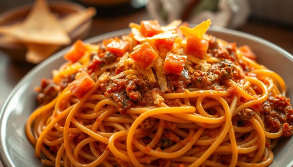 taco spaghetti recipe