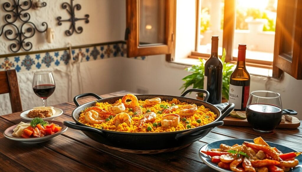 traditional Spanish paella