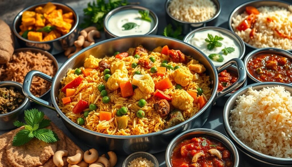 vegetable biryani variations